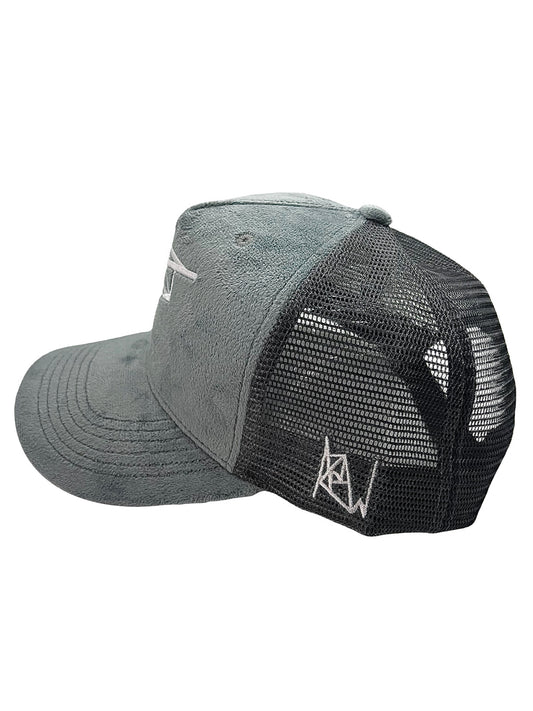 Drop 002: The Balance – Gray Velvet Snapback
