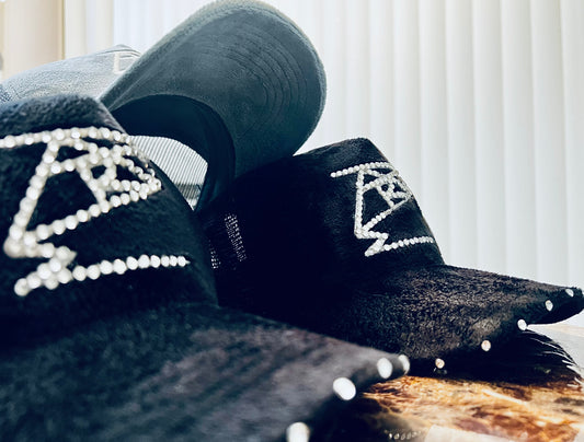 Drop 001: The Original – Black Crystal Edition Velvet Snapback